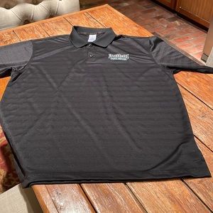 Adidas size XL, River Hawks Sports Medicine polo shirt. Black, short sle…